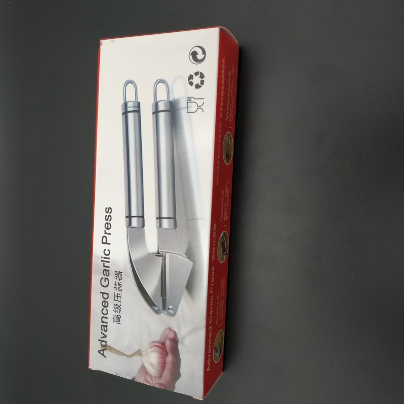 Multi-function cutting garlic stainless steel garlic press