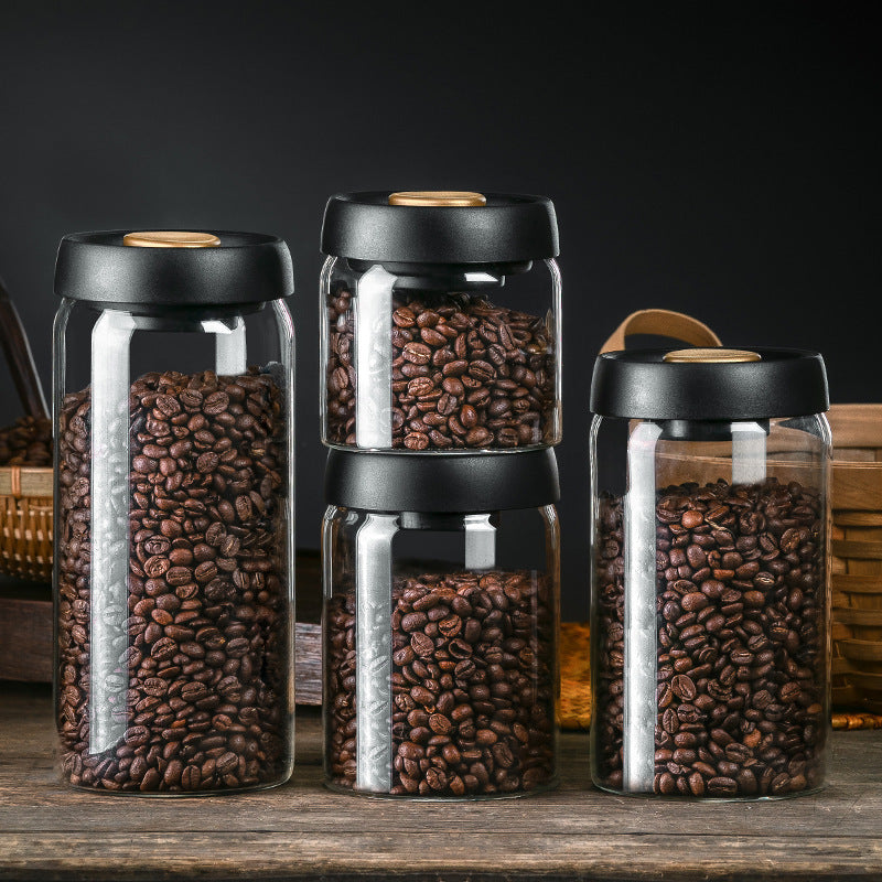 Vacuum Sealed Jug Set Glass Airtight Canister