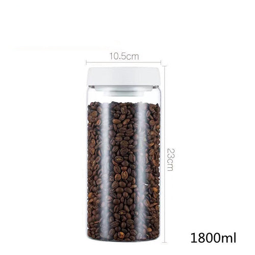 Vacuum Sealed Jug Set Glass Airtight Canister
