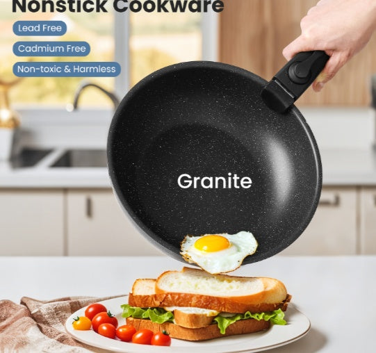 12 POTS And Pans Set, Non-stick Kitchen Cookware Set