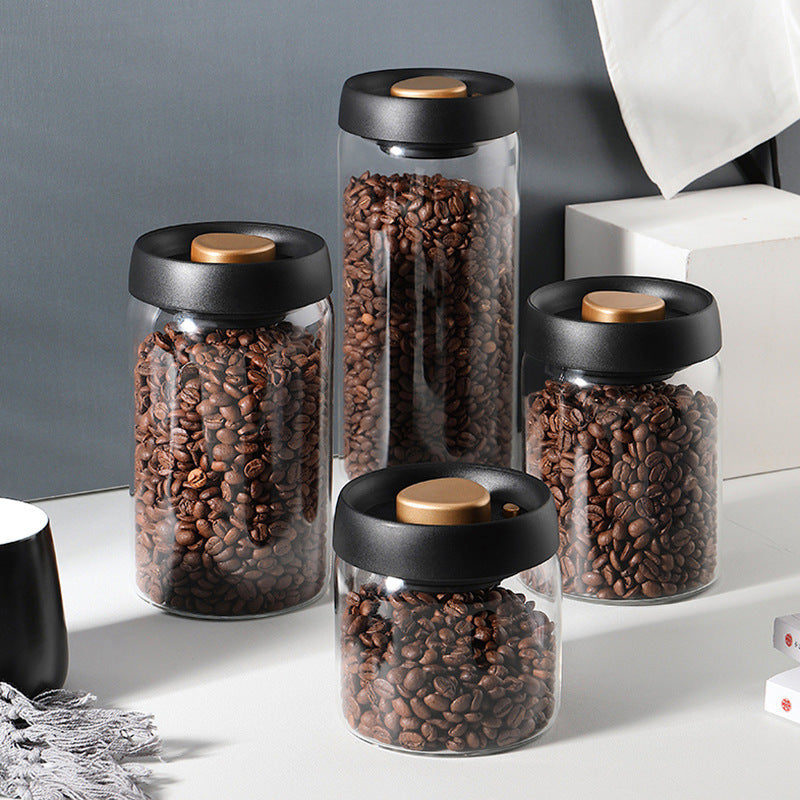 Vacuum Sealed Jug Set Glass Airtight Canister