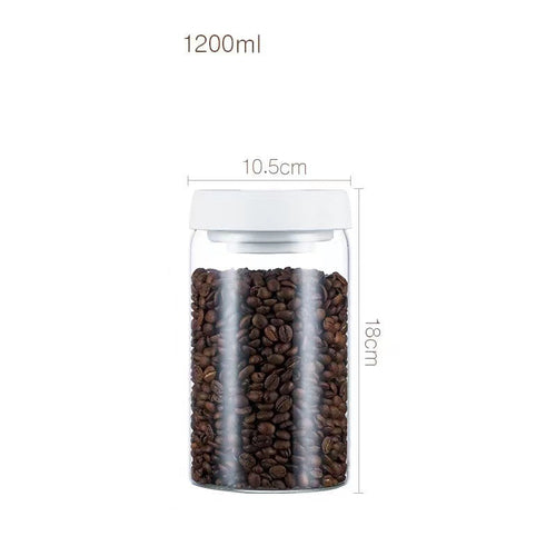 Vacuum Sealed Jug Set Glass Airtight Canister