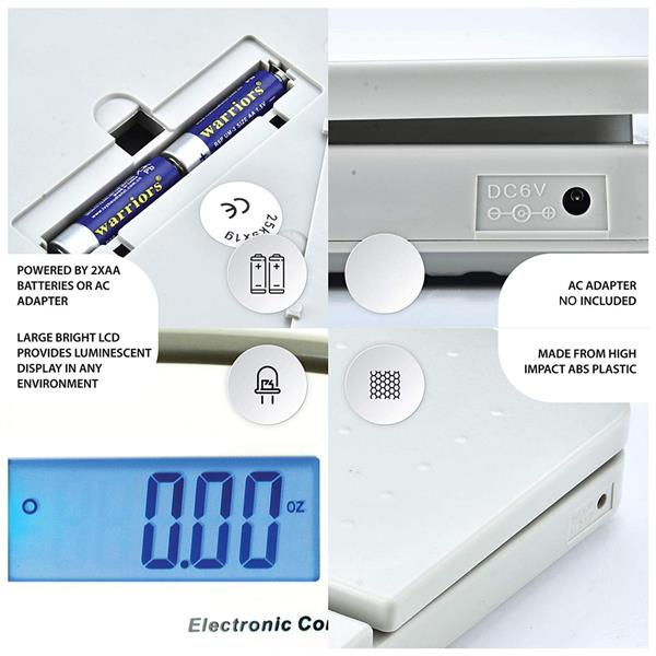 25KG/1G Digital Kitchen Scale with Battery SF-550