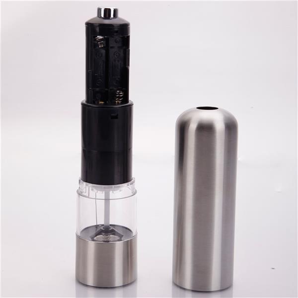 Stainless Steel Electric Automatic Pepper Mills Salt Grinder 2pcs