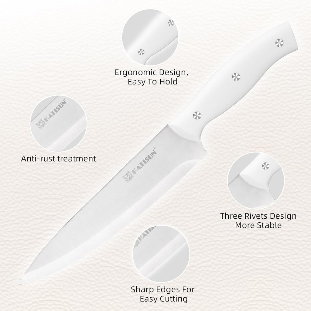 Kitchen Knife Set High Carbon Stainless Steel Snow