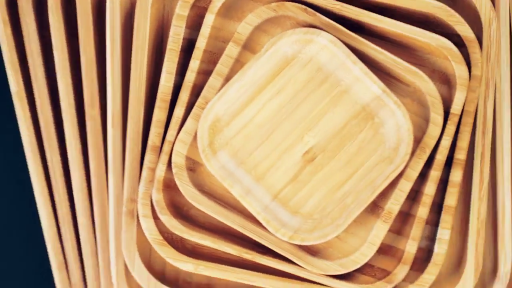 Bamboo Tray 8" inch X 2.75" inch | For Appetizers / Barbecue